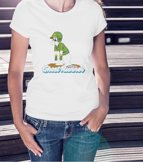 S7s Ghost Runner Baseball Player Bubblegum T-Shirt