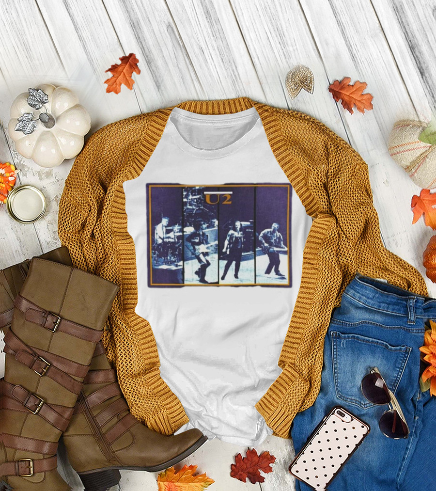 U2 The Joshua Tree Tour 1987 Band Performance T-Shirt