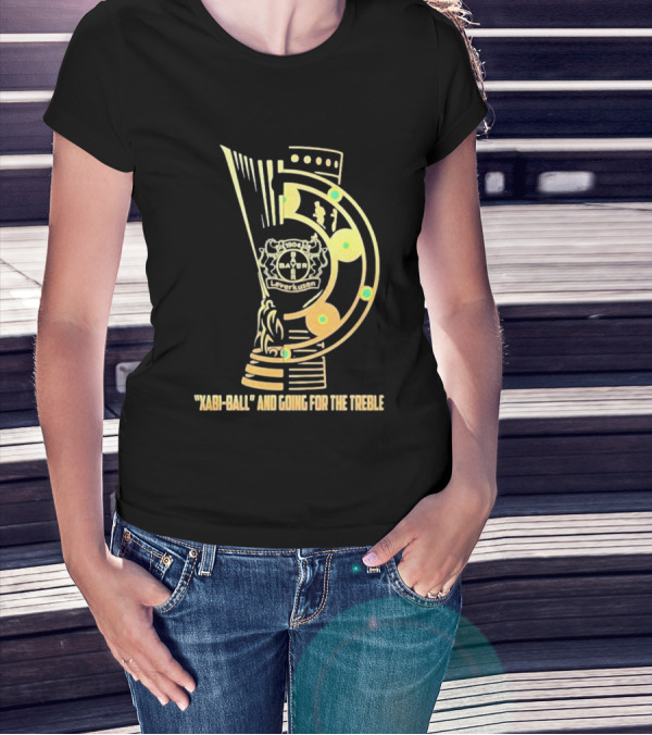 Bayer Leverkusen 1904 Xabi-Ball And Going For The Treble T-Shirt