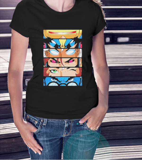 Jax Briggs X-Men97 Cyclops Wolverine Storm Jean Grey Beast Eyes T-Shirt