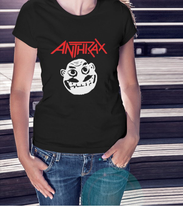 Rare Anthrax Angry Face T-Shirt