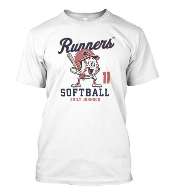 Runners Softball Emily Johnson 11 Shersey Fashion T-Shirt