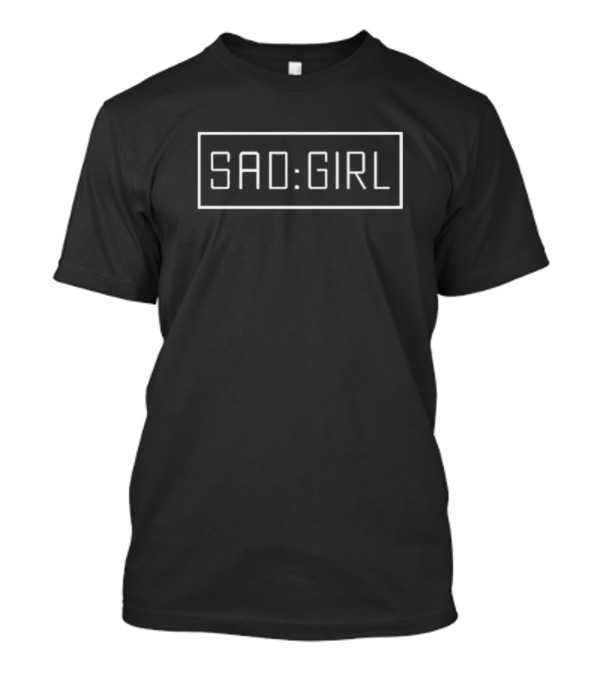 Ryan Clark Wearing Sad Girl Classic Minimalist T-Shirt