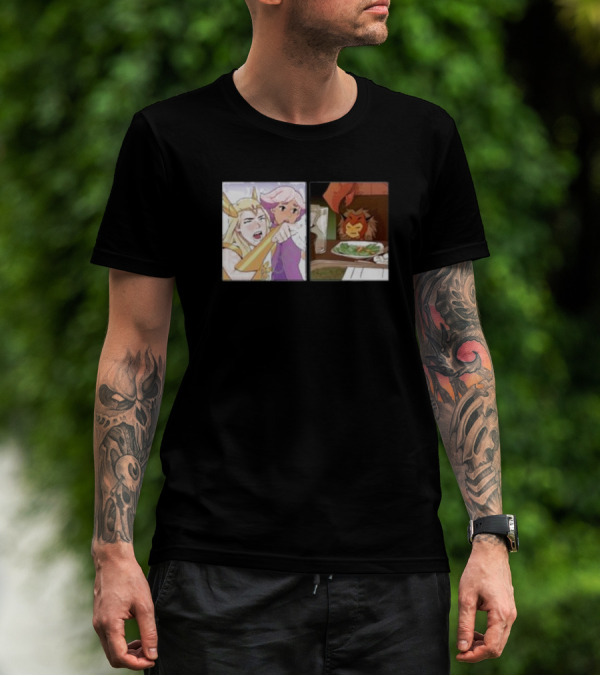 She-Ra Pointing At A Confused Catra Meme Scene T-Shirt