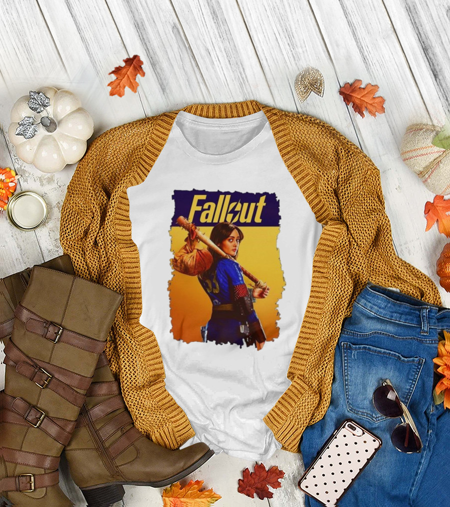 Fallout Lucy Vault Girl Retro Art 33 T-Shirt