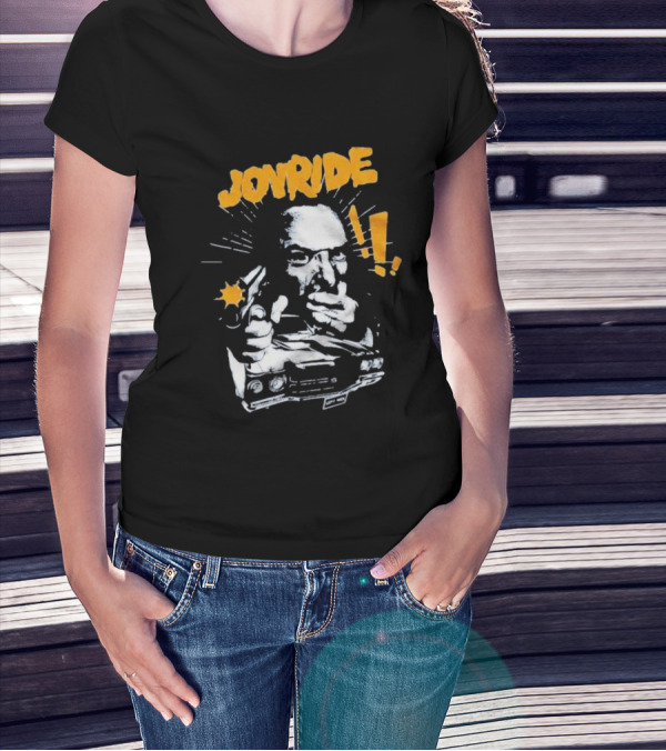 Joyride Man’s World Bold Retro Gunman Adventure T-Shirt