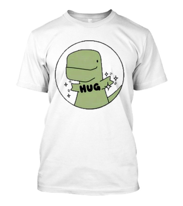 Timmy Dinosaur Hug Cute Embrace T-Shirt