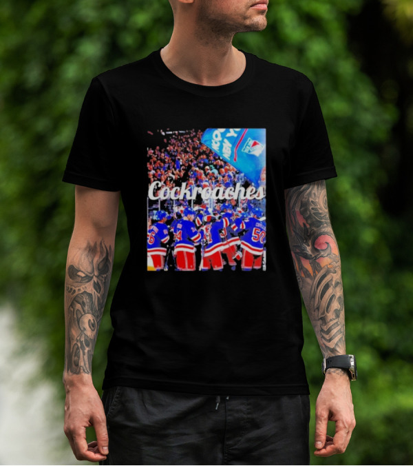 New York Rangers Cockroaches Fans Hockey Team T-Shirt