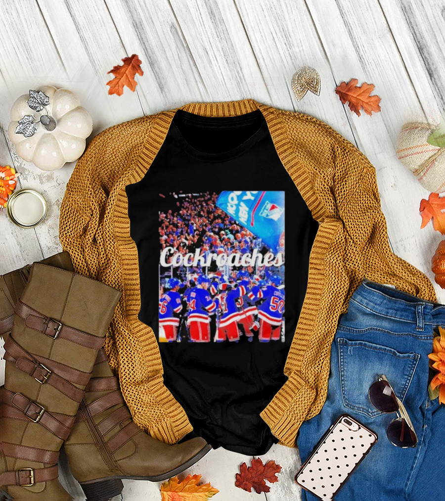 New York Rangers Cockroaches Fans Hockey Team T-Shirt
