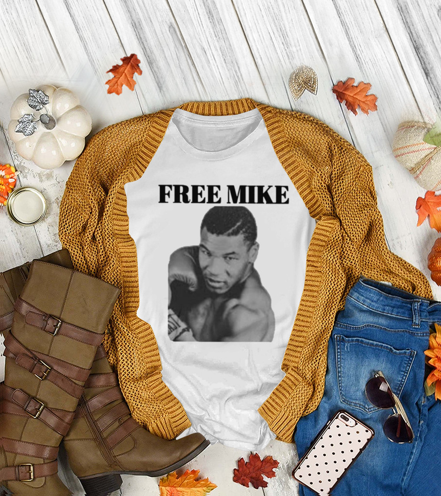 Free Mike Tyson Boxing Legend Image T-Shirt