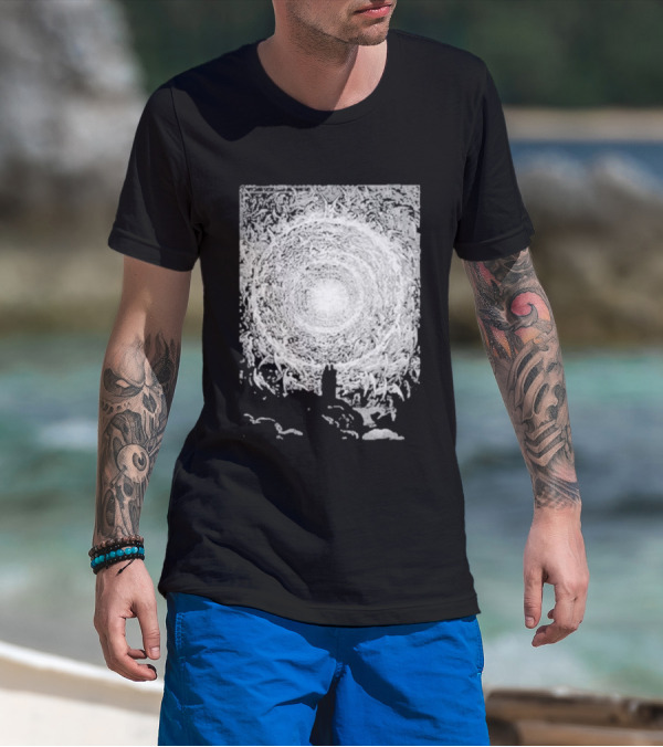 Zheani Worship The Spiritual Meat Grinder Celestial Swirling Vortex T-Shirt