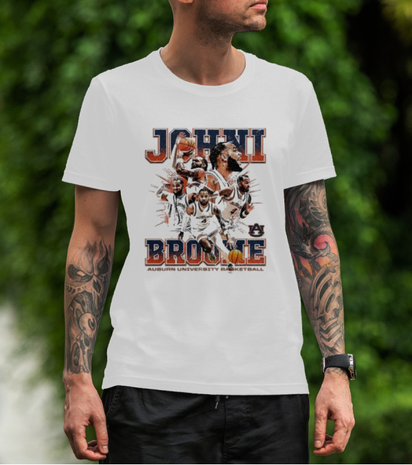 Johni Broome Auburn University Basketball T-Shirt
