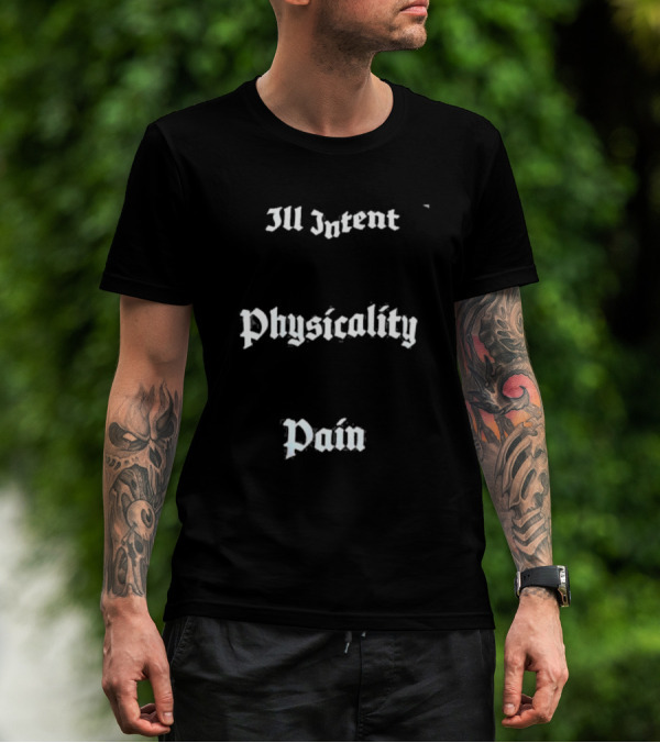 Jack Jones Ill Intent Physicality Pain Gothic T-Shirt