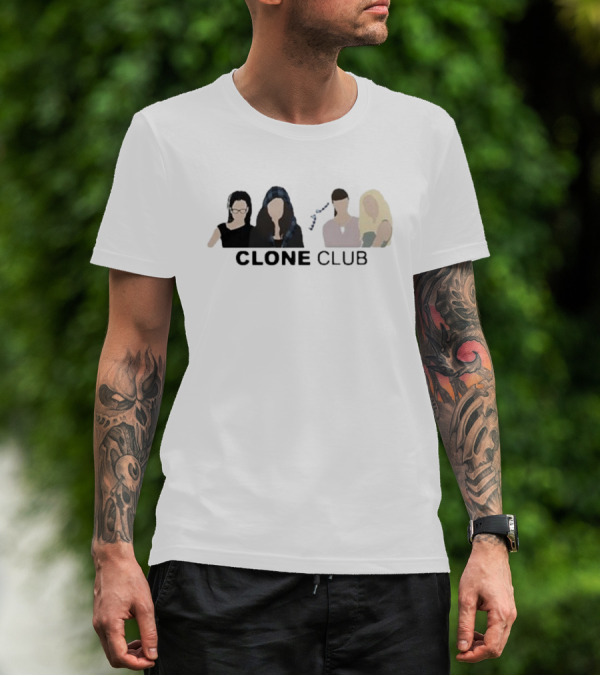 Orphan Black Clone Club Faces T-Shirt