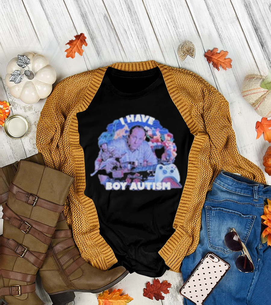 I HAVE BOY AUTISM Gaming Blocks and Toys T-Shirt
