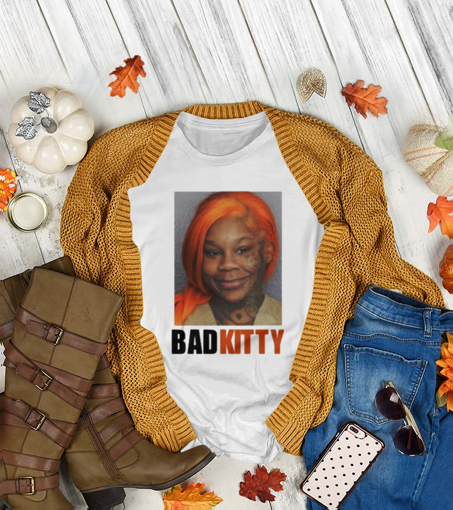 Bad Kitty Sukihana Mugshot T-Shirt