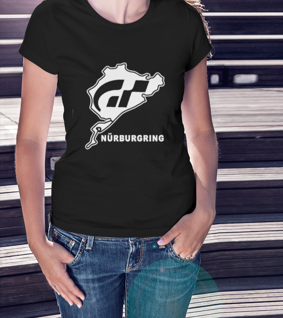 Gran Turismo Nürburgring Track Outline T-Shirt