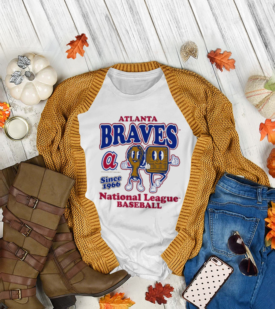 Atlanta Braves National League Baseball Since 1966 Cooperstown Collection Food Concessions T-Shirt
