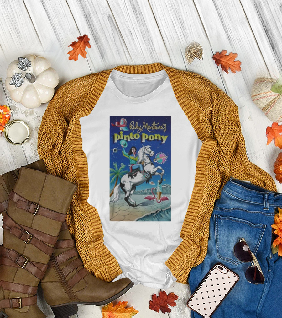 Ruby Montana’s Pinto Pony Flamingo Beach Adventure Retro '90s T-Shirt