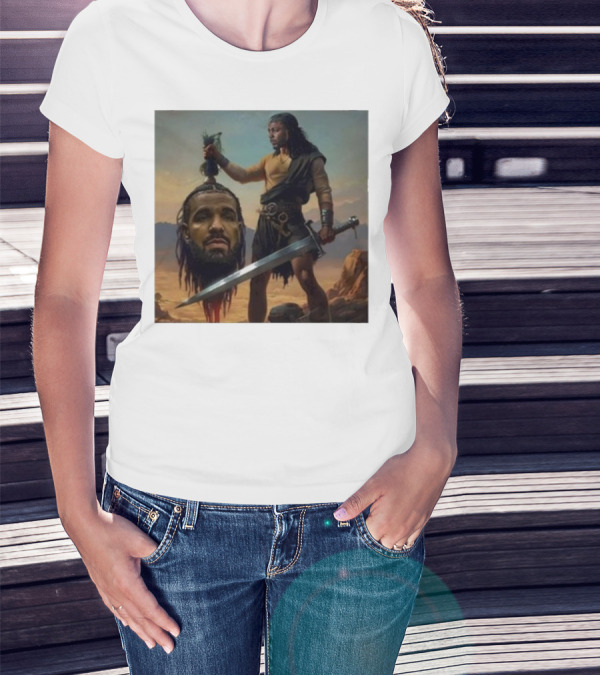 Hermainem Kendrick Holding Drake’s Head In Epic Scene T-Shirt