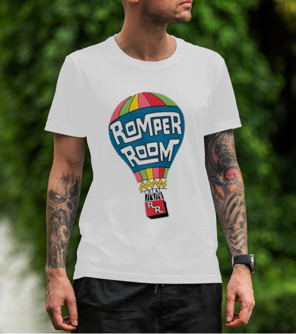 Romper Room Retrontario Hot Air Balloon Retro T-Shirt