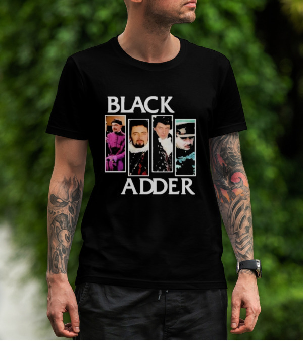 Black Adder Images Rowan Atkinson T-Shirt