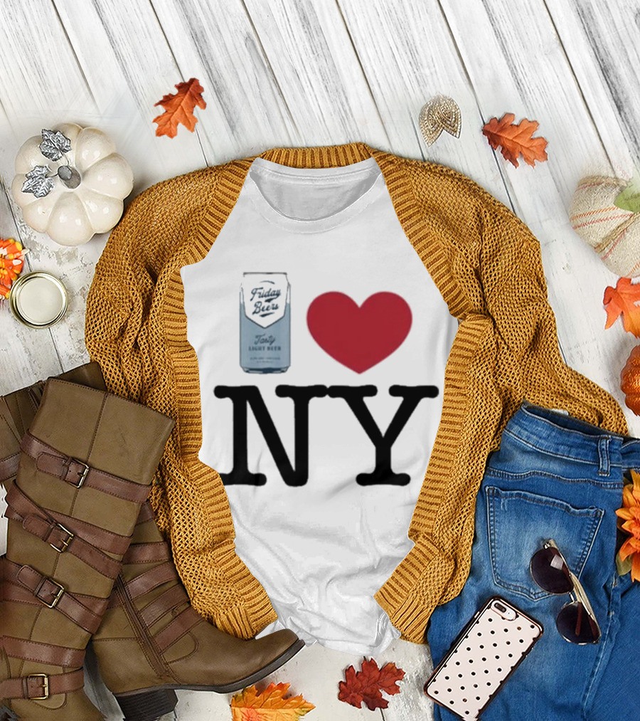 Friday Beers I Love NY T-Shirt