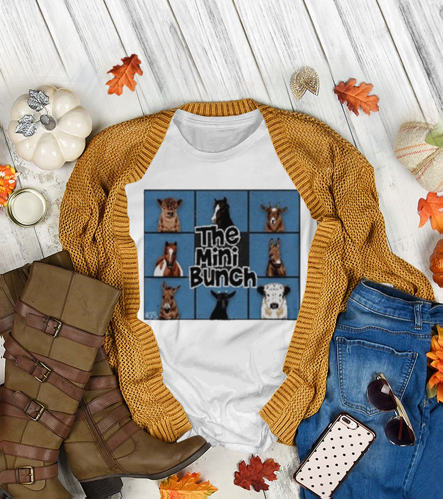 The Mini Bunch Nine Cartoon Animal Portraits T-Shirt