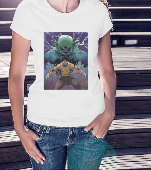 Rick Glassman Rick And Goblin Wolverine Style Fantasy T-Shirt