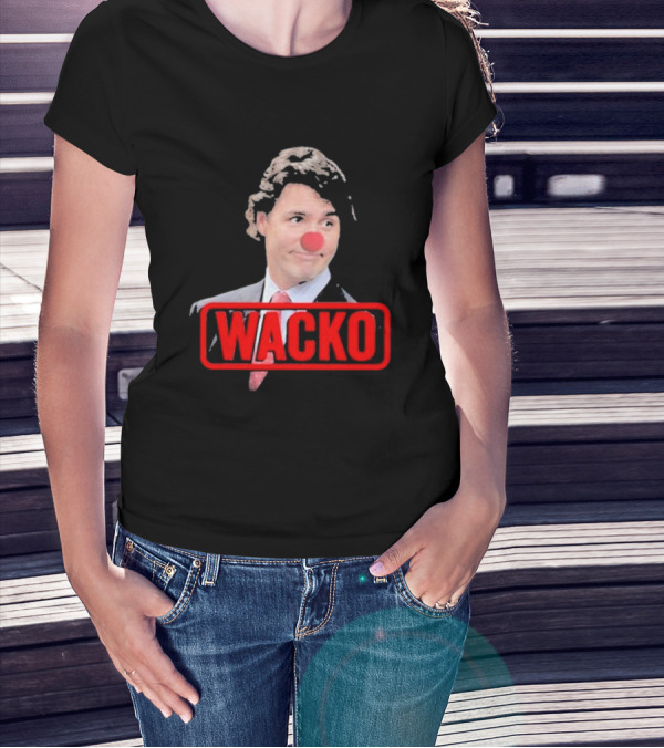 Trudeau Wacko Red Nose Canadian Clown T-Shirt