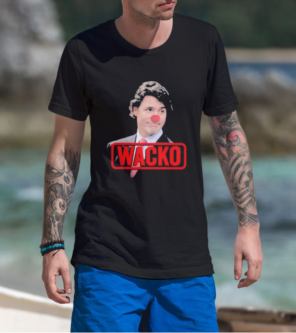 Trudeau Wacko Red Nose Canadian Clown T-Shirt
