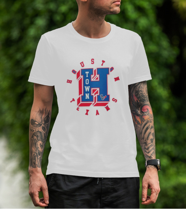 Houston Texans Hometown 'H' Icon With Team T-Shirt
