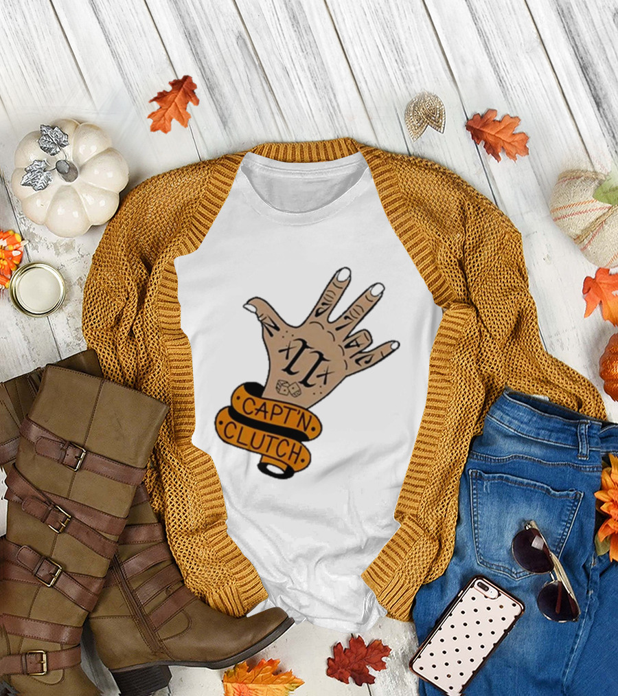 Cap’n Clutch Five Dice Hand Tattoo T-Shirt