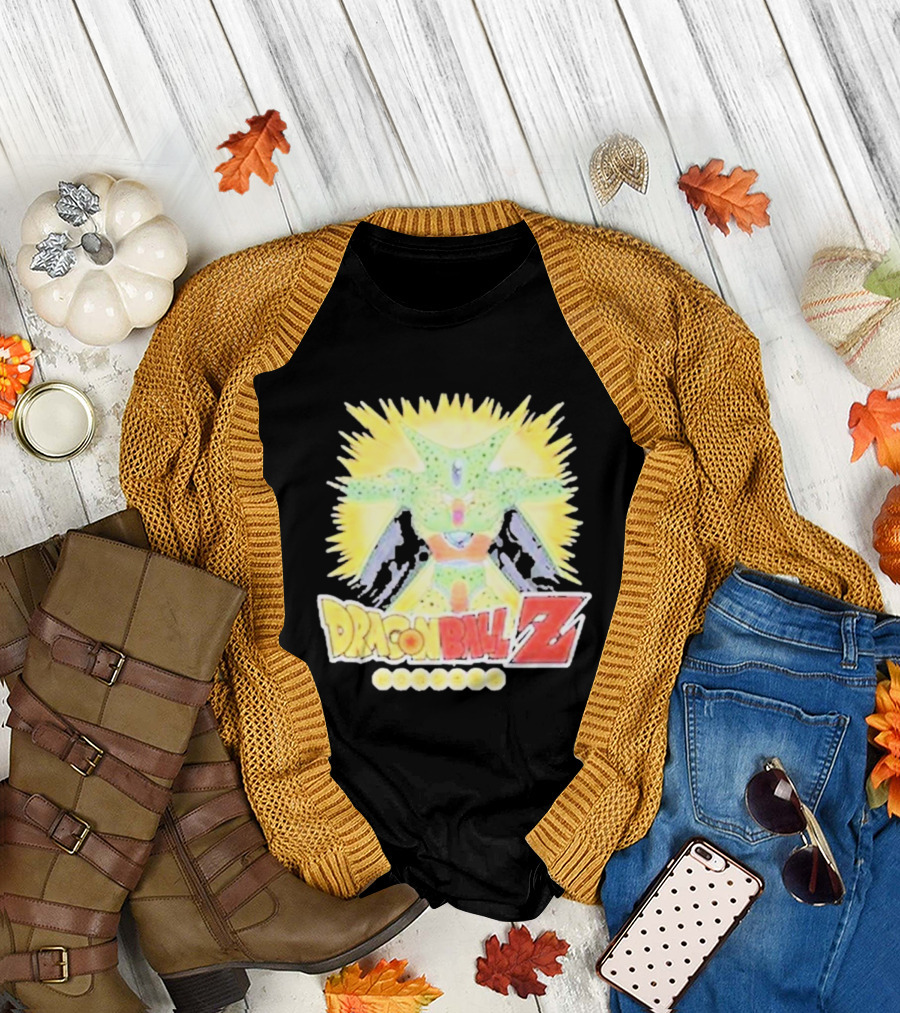 Cell Taiyoken Dragon Ball Z Reflective Power Burst T-Shirt