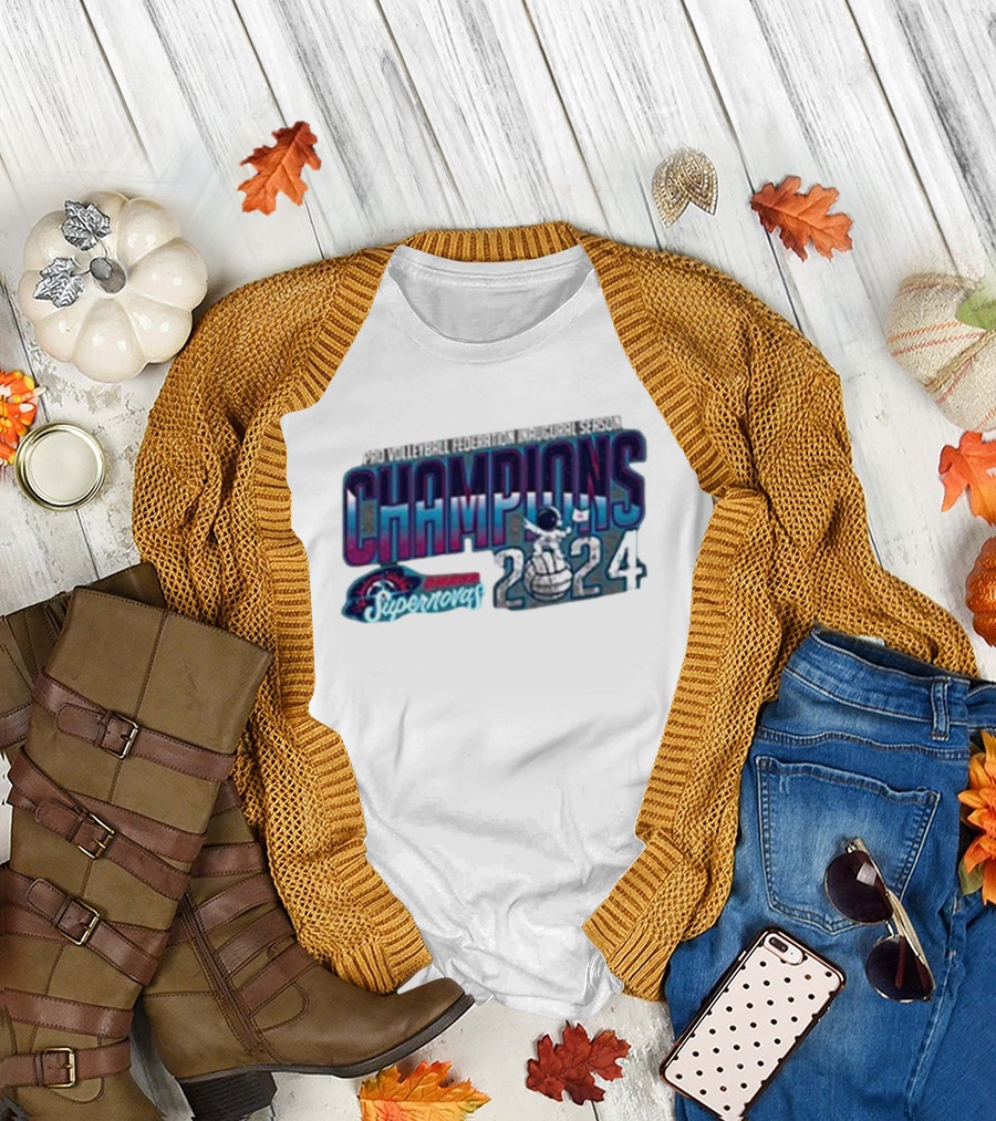 PRO Volleyball Federation Inaugural Season Champions 2024 Supernovas T-Shirt