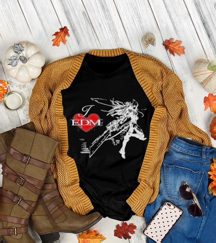 Ninajirachi I Love EDM Cyber Warrior Dance Fusion T-Shirt