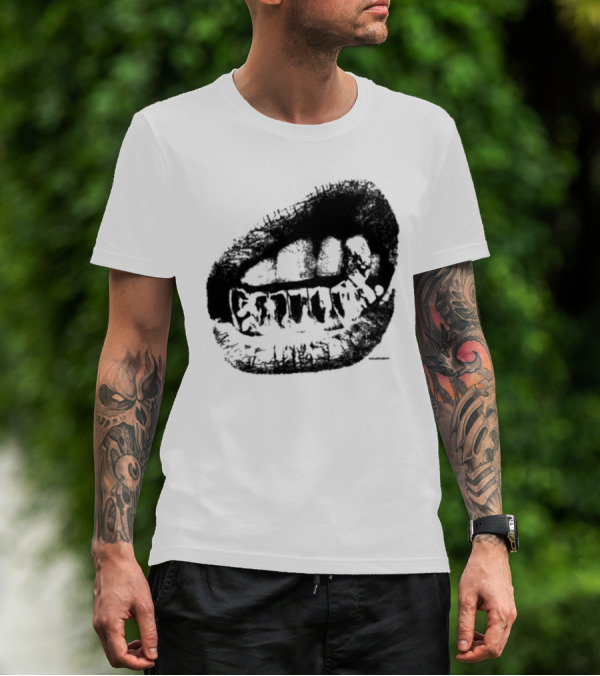 Wally1k Fang Mouth Sketch T-Shirt