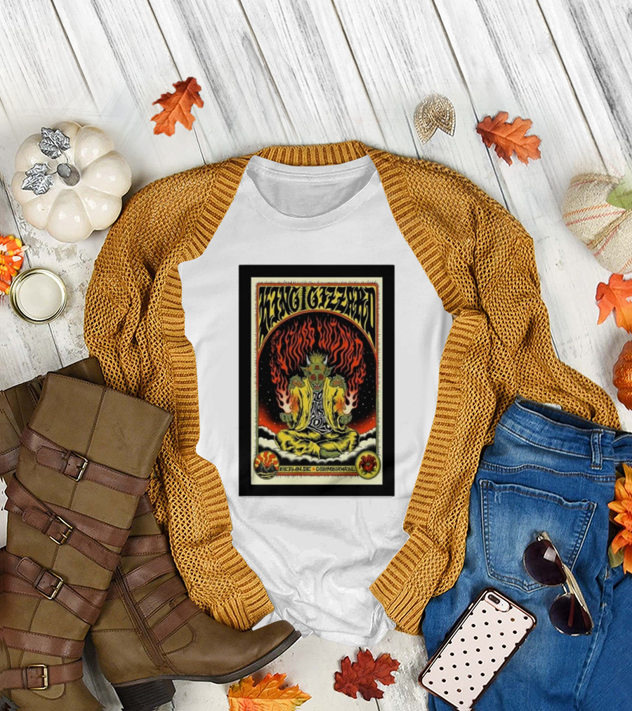 King Gizzard and the Lizard Wizard Berlin DE Columbiahalle May 20 2024 Psychedelic Fire Creature T-Shirt