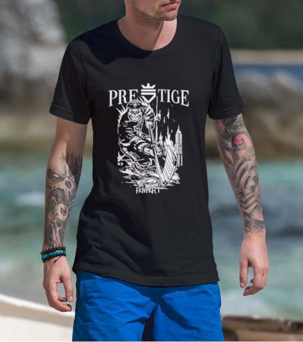 Prestige Fknprfct Toronto Hockey Player City Skyline T-Shirt