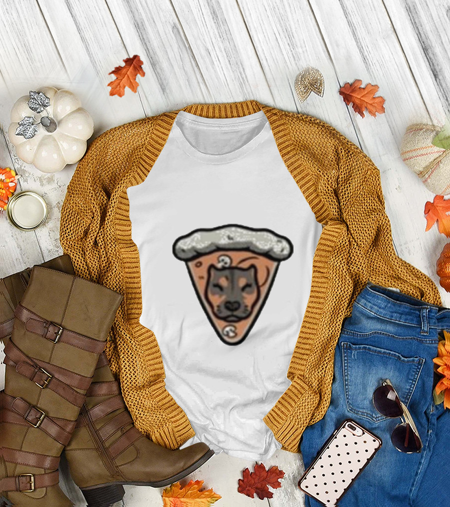Miss Peaches X Bodoggos Pizza Dog Slice T-Shirt