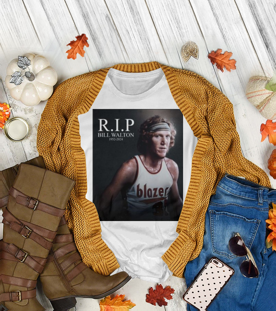 R.I.P Bill Walton 1952-2024 Blazer Legend NBA Hall of Fame T-Shirt