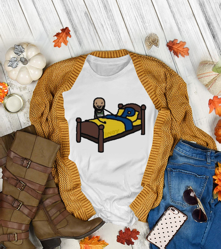Derrick Night Night NBA Paint Sleepy Bedtime Cartoon T-Shirt