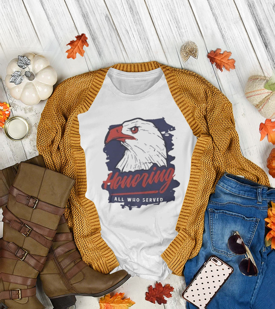 Honoring All Who Served Eagle T-Shirt