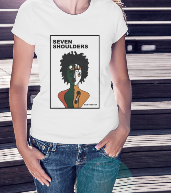 Seven Shoulders Sam Forster Afrocentric Abstract T-Shirt