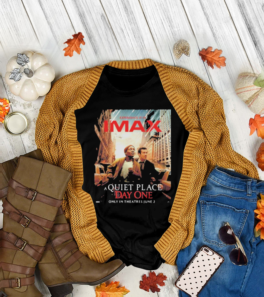 Experience It in IMAX Quiet Place Day One Only In Theatres June 28 Vintage T-Shirt