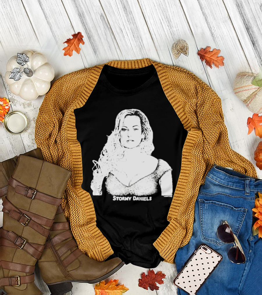 Stormy Daniels Monochrome T-Shirt