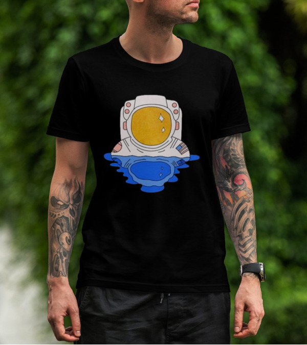 SciShow Buoyancy Lab Astronaut Floating In Water T-Shirt