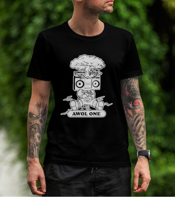 Awol One Exploding Boombox Head T-Shirt