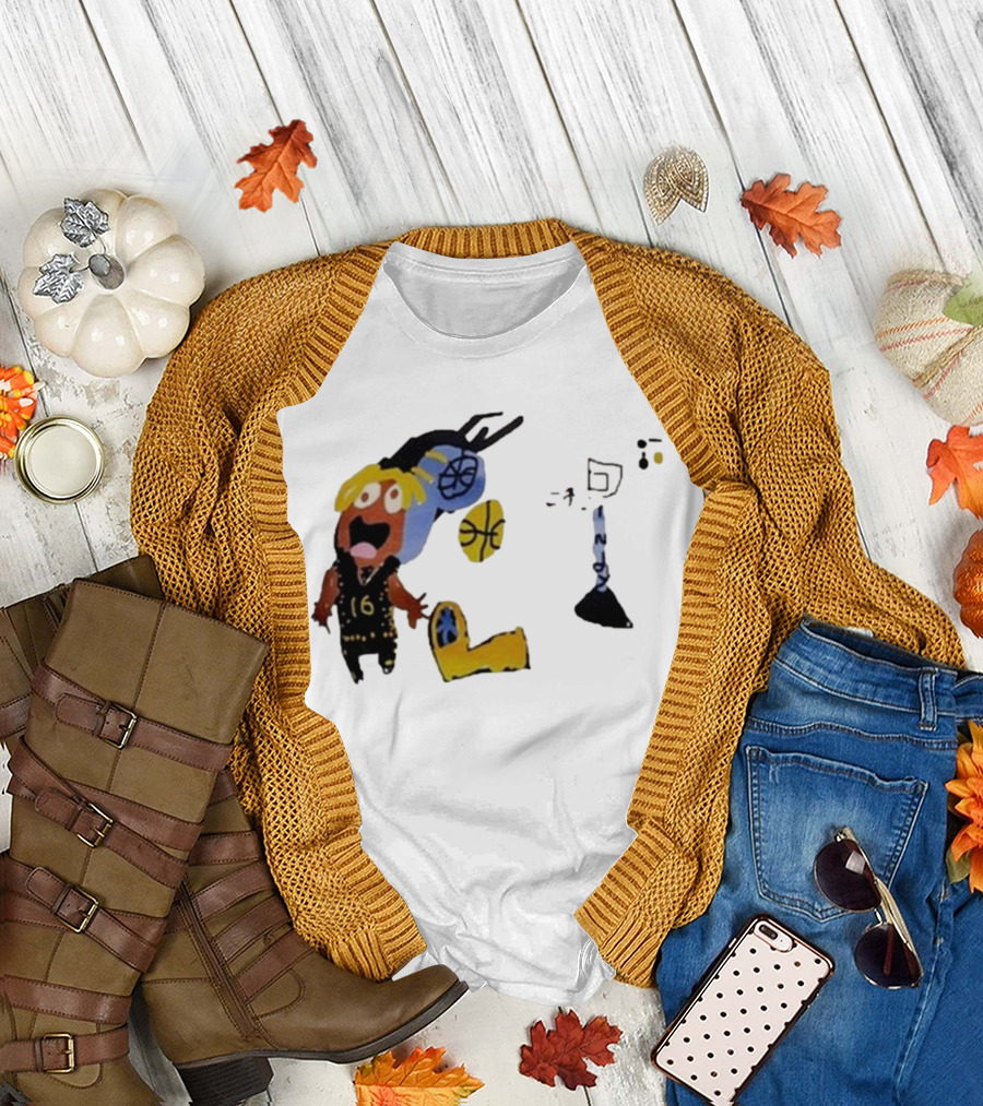 Tyrese Haliburton James Johnson Son Basketball Cartoon T-Shirt