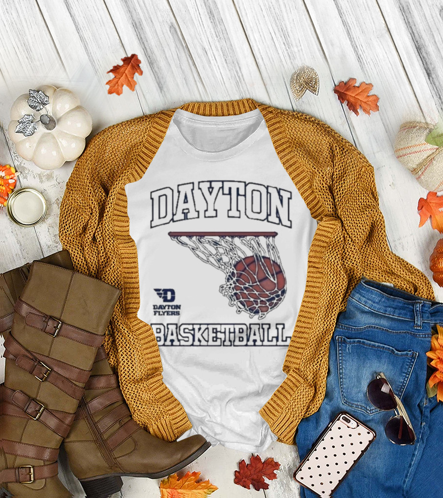 Dayton Flyers Basketball NCAA 2024 University Team Spirit T-Shirt
